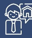 A man in a suit and tie is talking about a house.