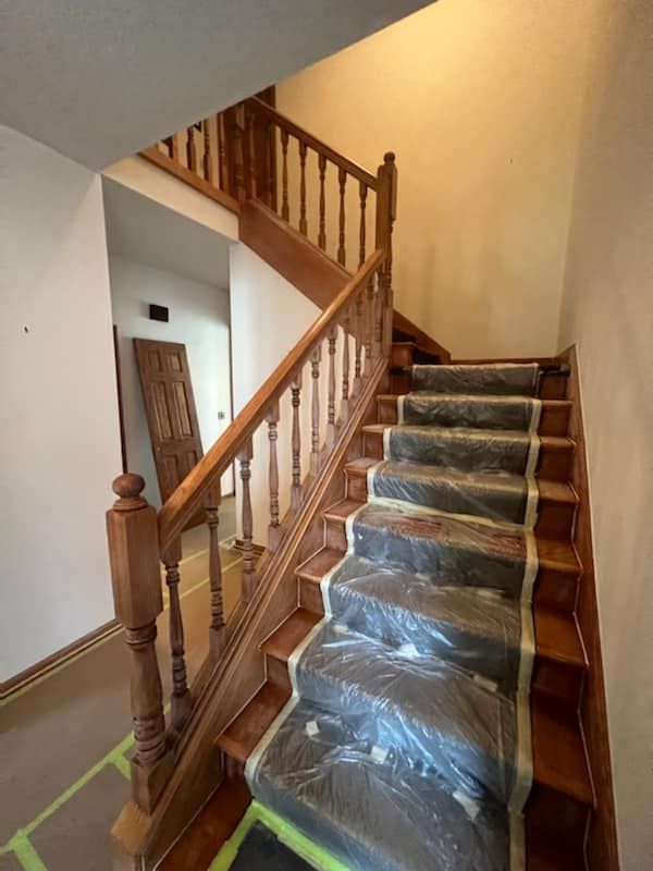 New Paint Stairs | Kansas City, MO | 4 Seasons Painting LLC