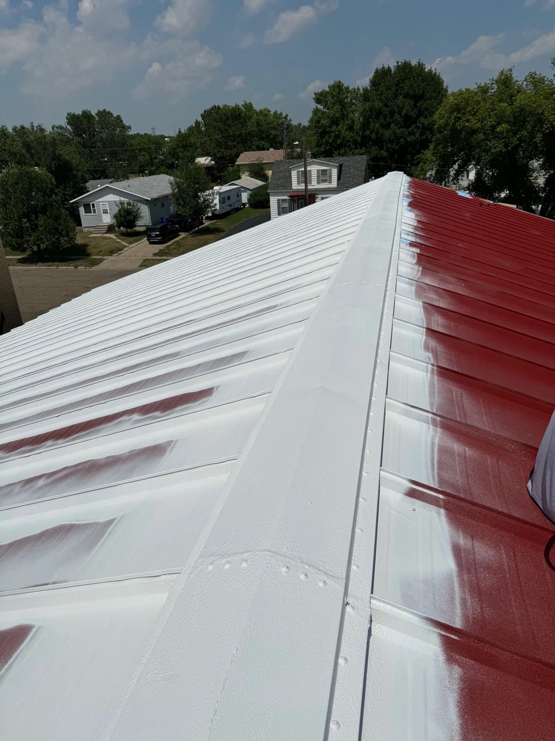 Metal roof coating