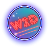 Neon-style logo with