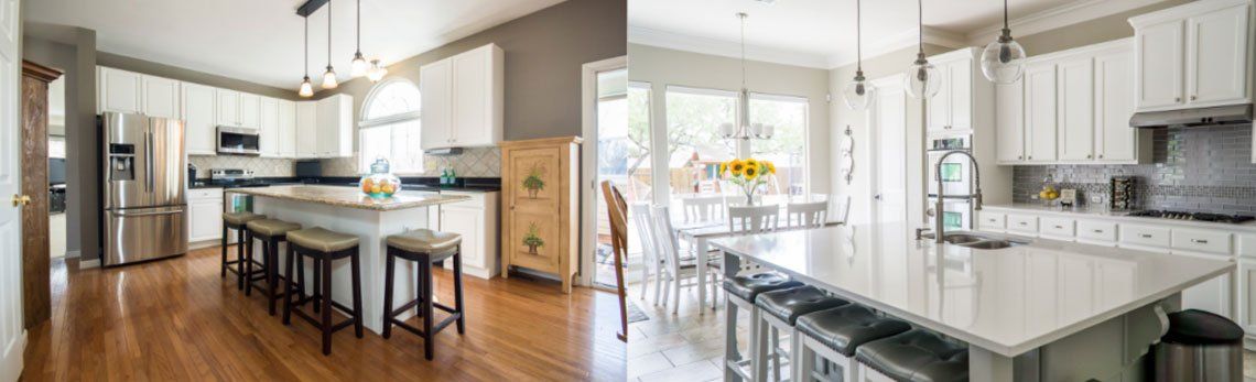 A finished kitchen remodel in Ocean City, MD