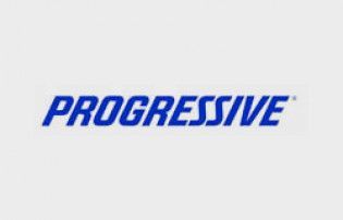 Progressive logo in blue text on a white background.