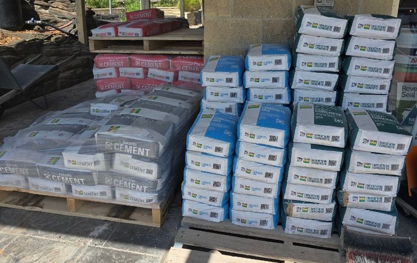 Bags Of Concrete And Cement Products — BVN Landscape & Steel Supplies in St Georges Basin, NSW