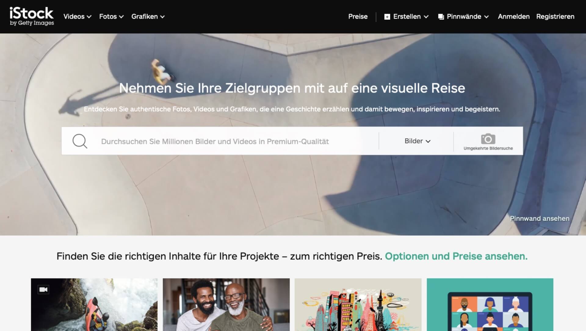 iStock Bilder für Hotelwebseiten