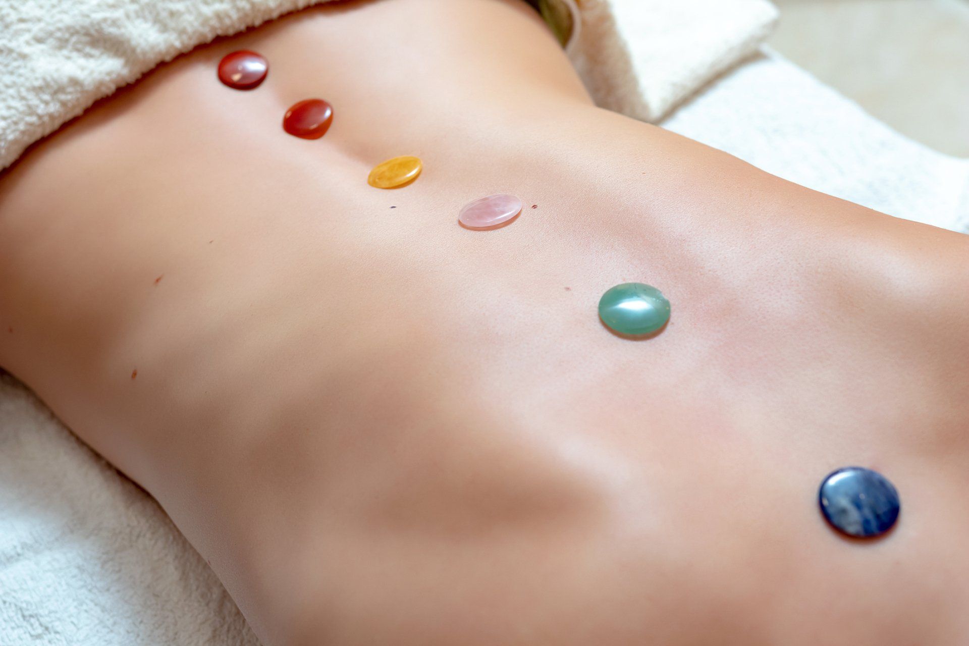 Therapist Using Crystals  — Gentle Massage in San Diego, CA