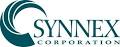 The synnex corporation logo is a blue circle with a swirl in the middle.