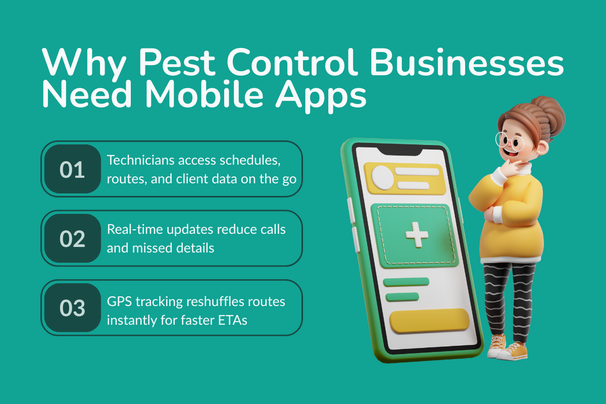 Why Pest Control Businesses Need Mobile Apps