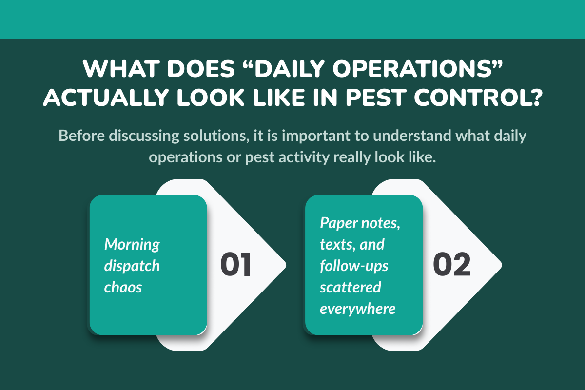 What Does “Daily Operations” Actually Look Like in Pest Control?
