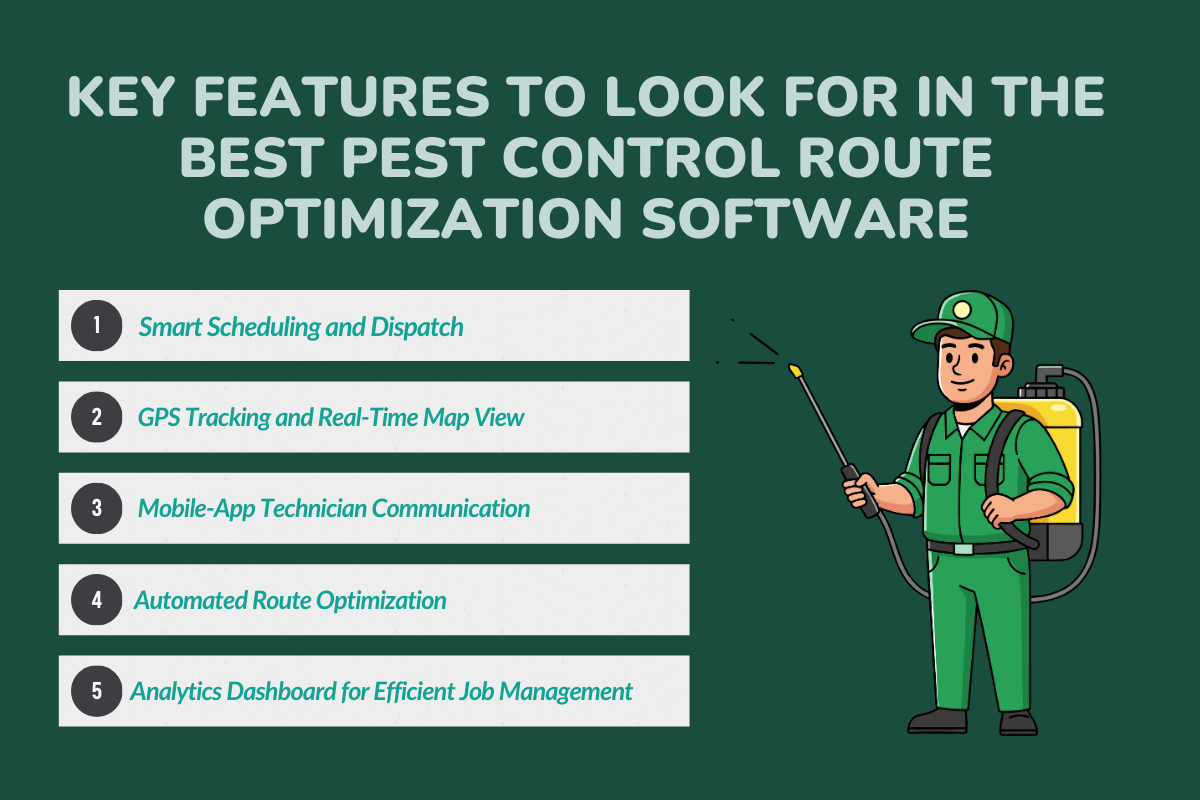 Key Features to Look for in the Best Pest Control Route Optimization Software