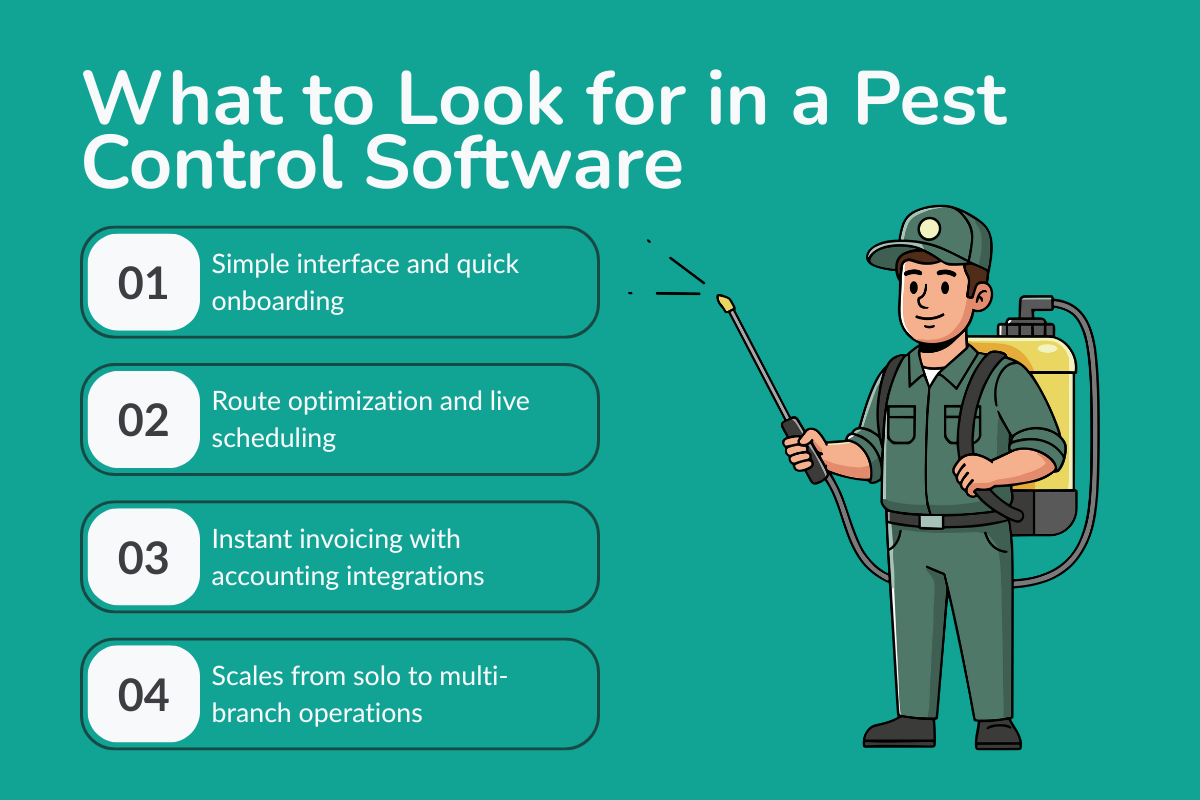 What to Look for in a Pest Control Software