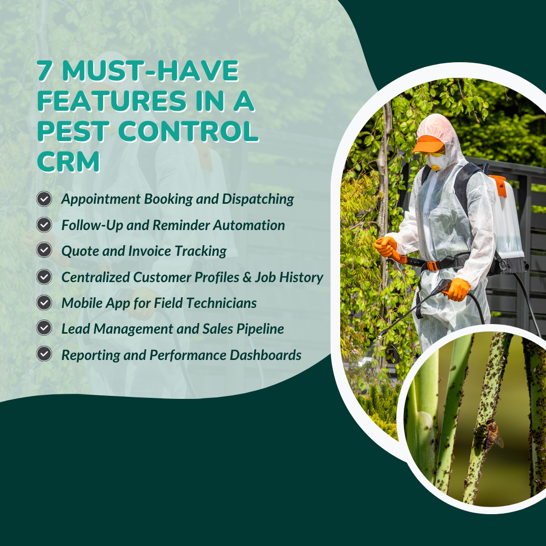 7 Must-Have Features in a Pest Control CRM