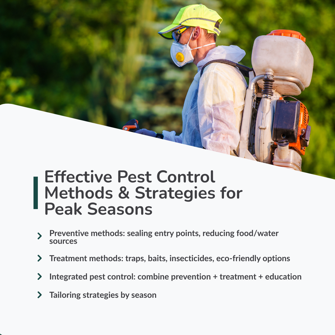 Effective Pest Control Methods & Strategies for Peak Seasons