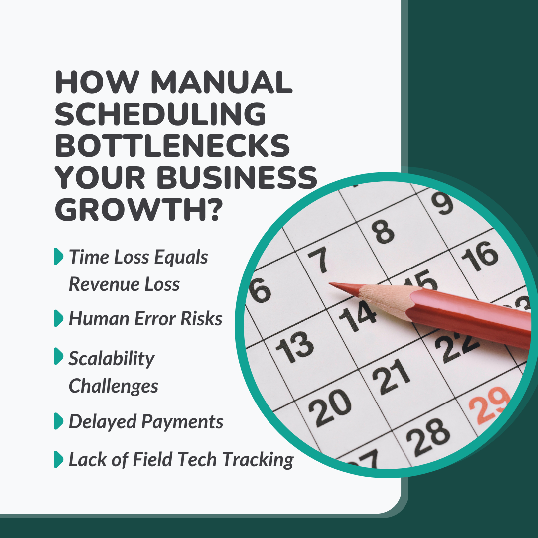 How Manual Scheduling Bottlenecks Your Business Growth?