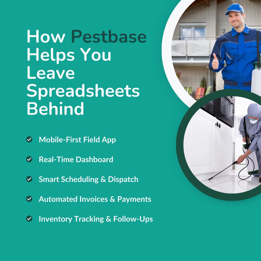 How PestBase Helps You Leave Spreadsheets Behind
