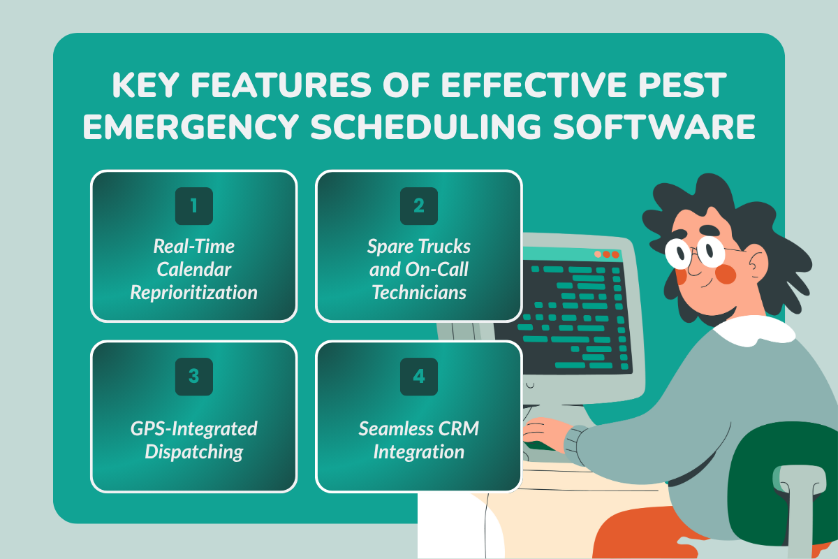 What Are The Key Features of Effective Pest Emergency Scheduling Software