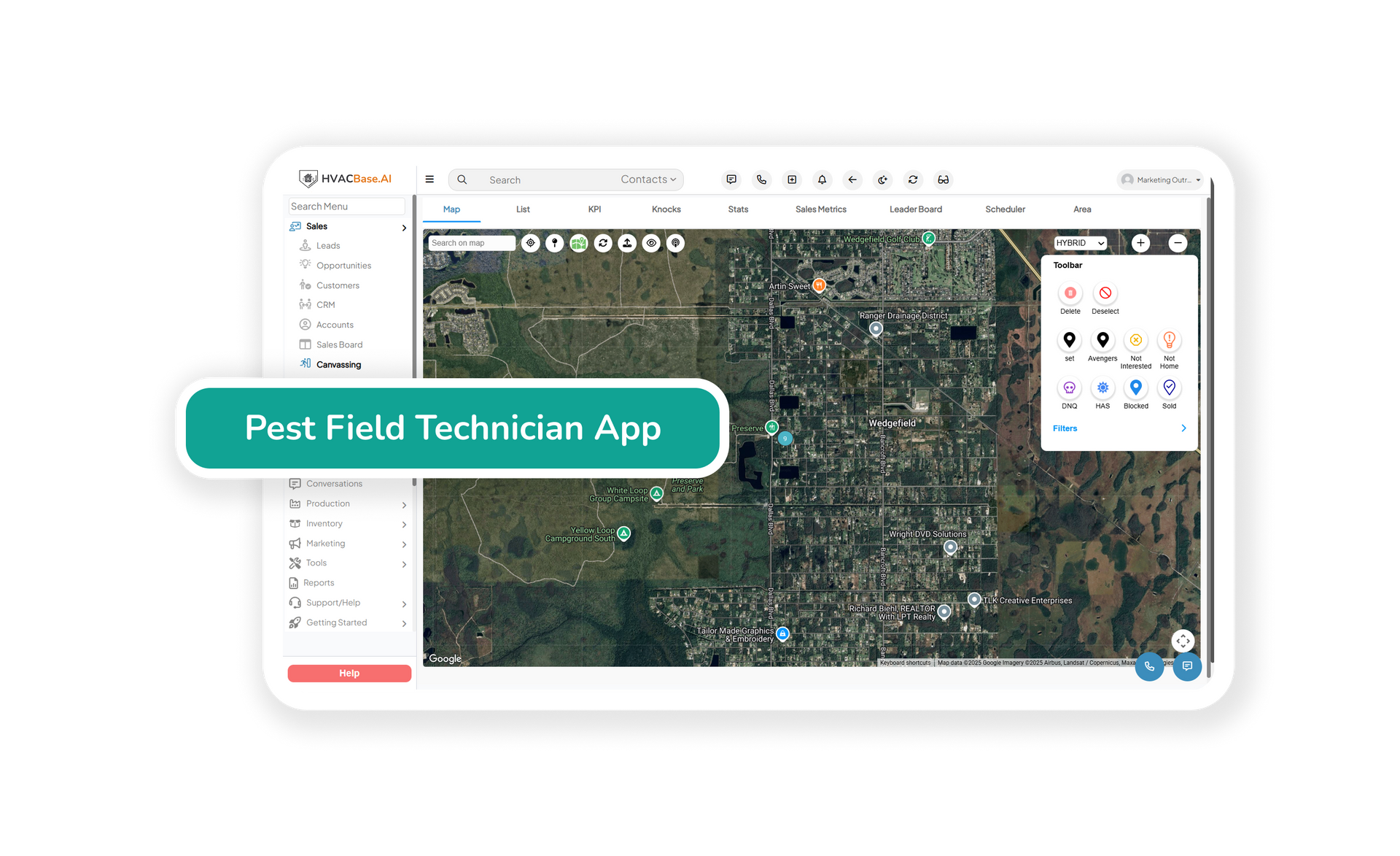 Pest Control Field Technician Mobile App