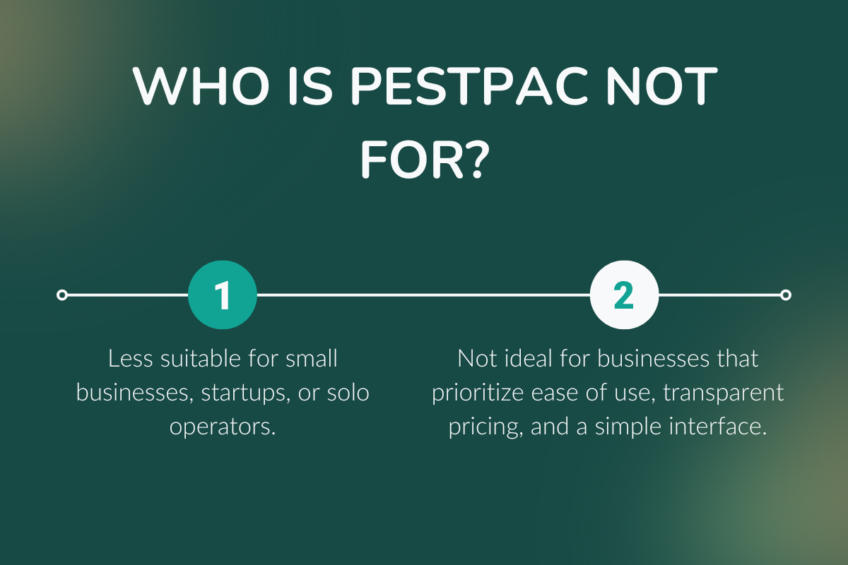 Who is PestPac Not For?