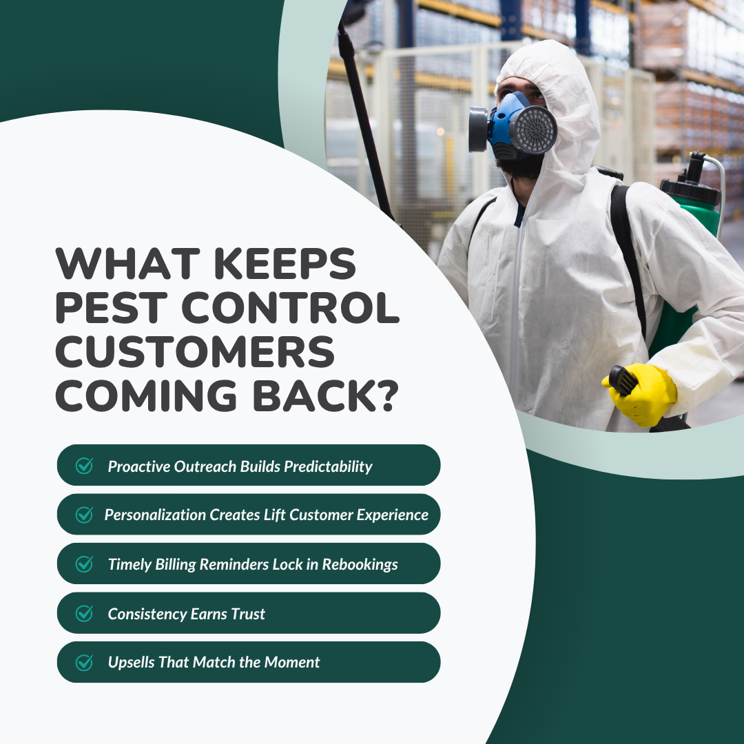 What Keeps Pest Control Customers Coming Back
