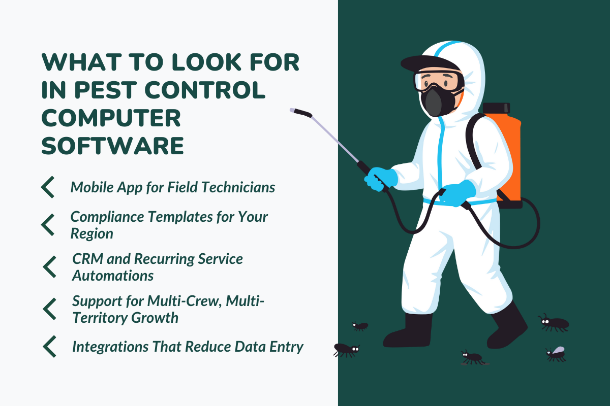 What to Look For in Pest Control Computer Software?