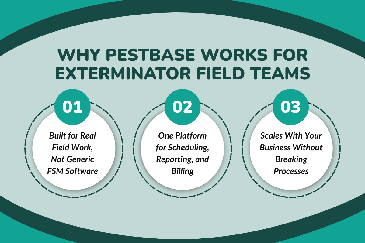Why PestBase Works for Exterminator Field Teams?
