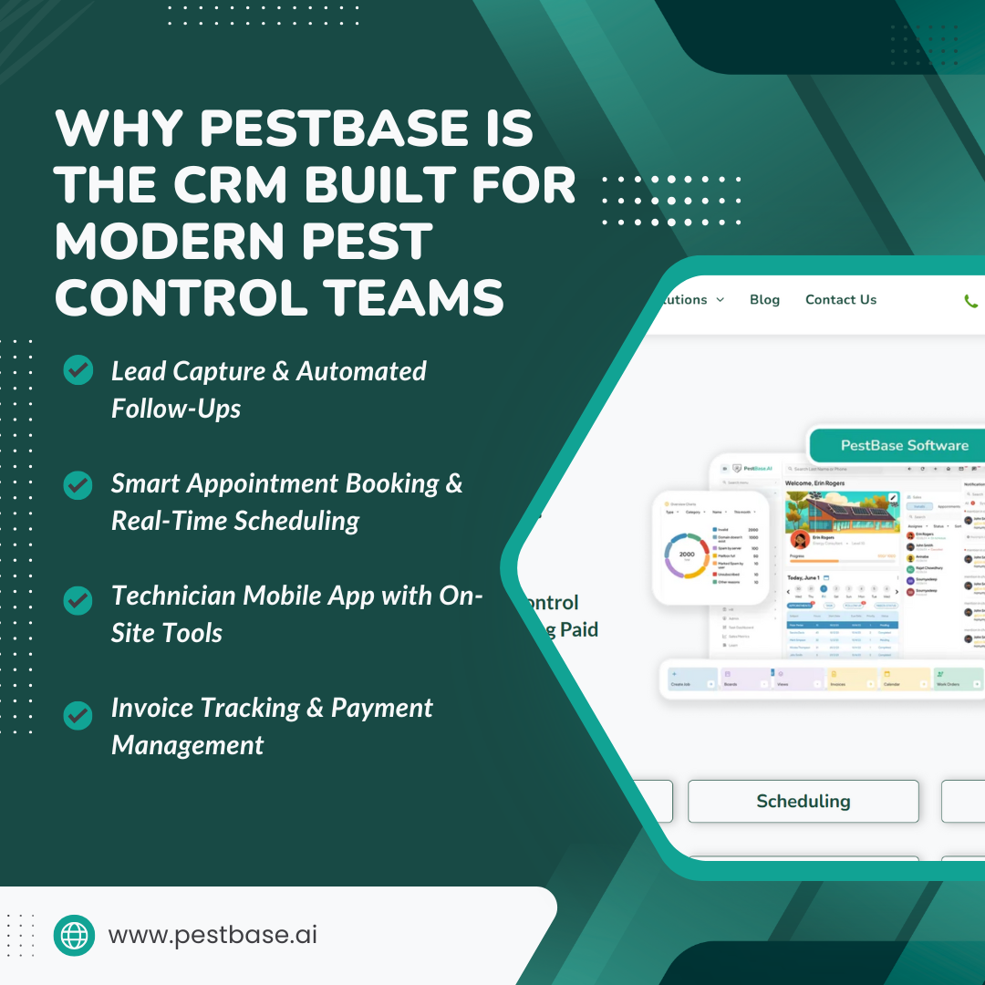 Why PestBase Is the CRM Built for Modern Pest Control Teams