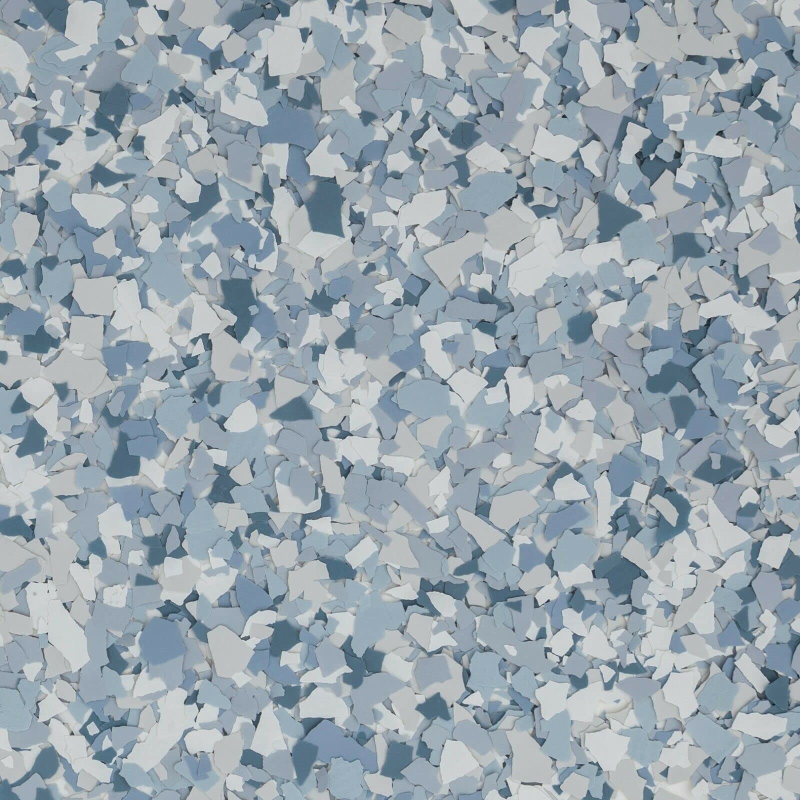 Blue-gray speckled abstract mosaic pattern