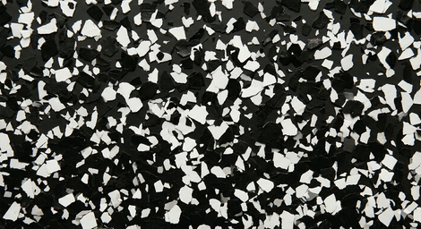 Black-and-white speckled texture pattern resembling terrazzo or granite chips