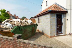 Skip hire for site clearance