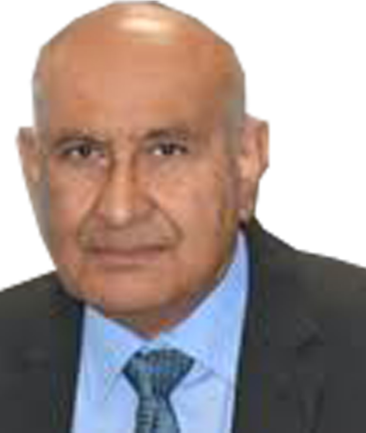 A bald man in a suit and tie is looking at the camera.