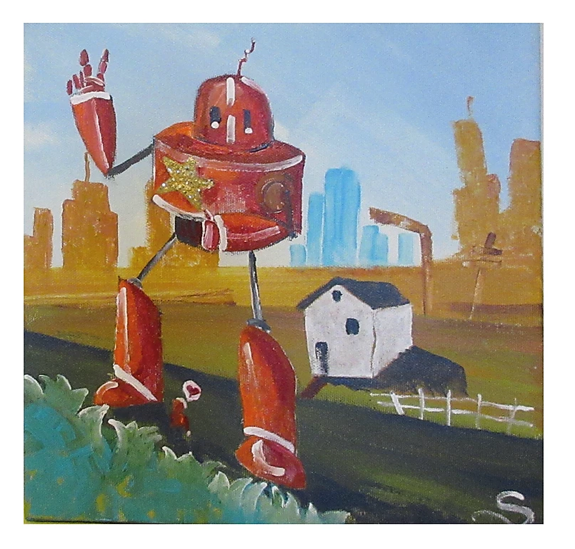 FRYENDS Acrilico su tela 30x30