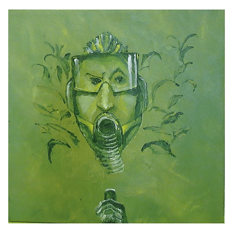 ULISSE Acrilico su tela 30x30