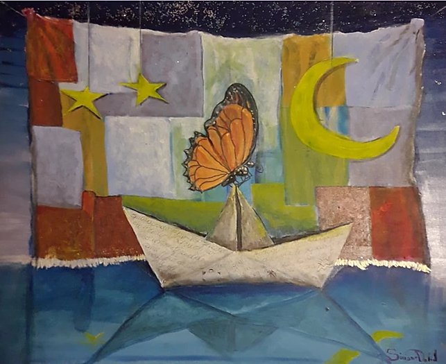 Il circo delle Pulci Acrilico su tela 70x60