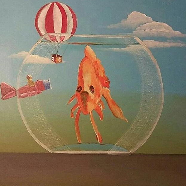 Inlusione Ottica Acrilico su tela 50x50