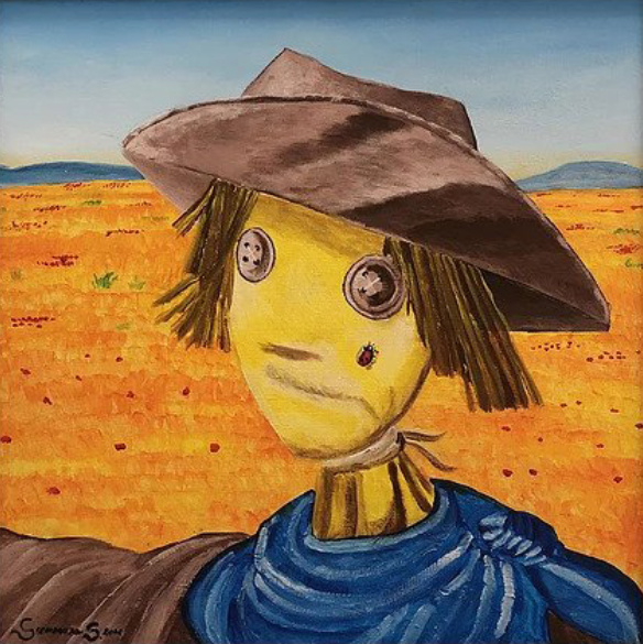 Lontano Acrilico su tela 50x50