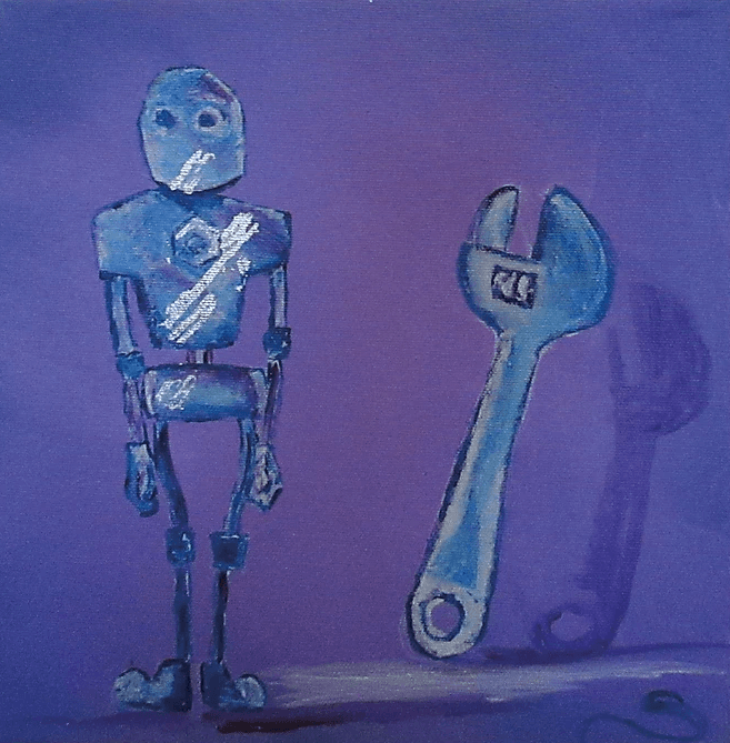 Aritmia Acrilico su tela 30x30