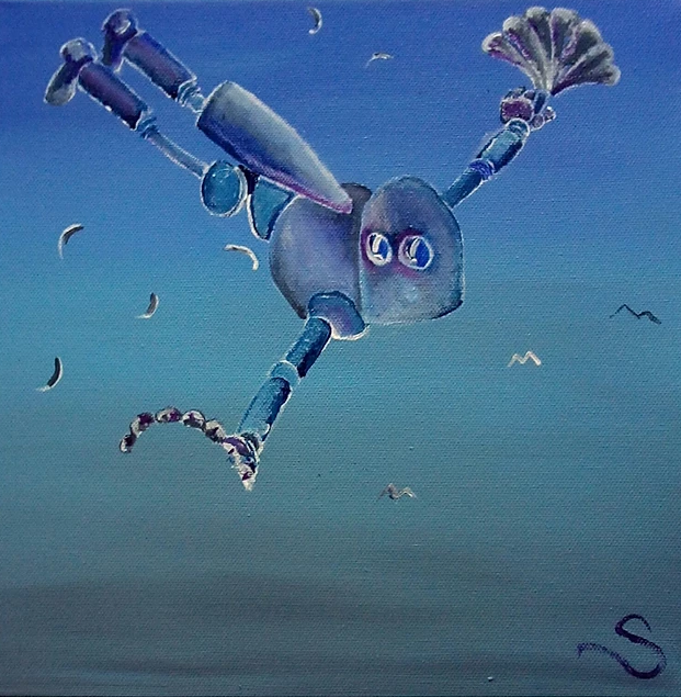 Artemio Acrilico su tela 30x30