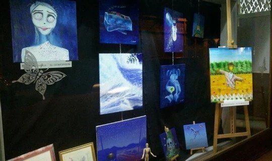 Esposizione vetrina in