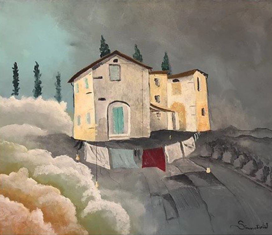 LA CASA DI ULIVERI Acrilico su tela 60x70