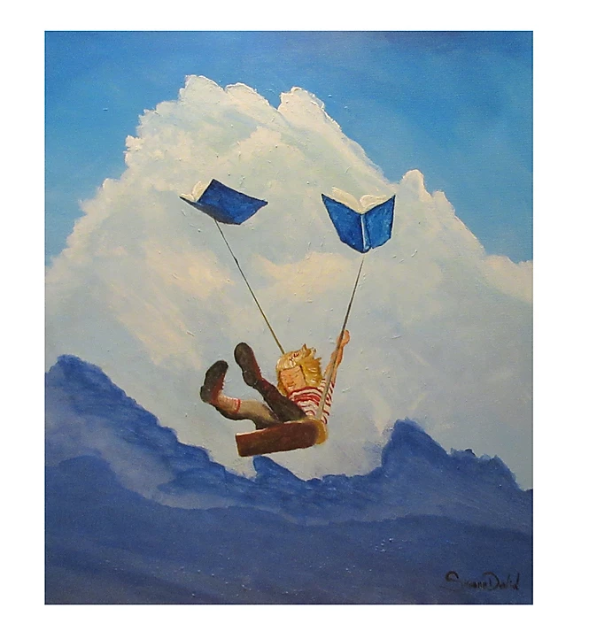 STORY BOOK Acrilico su tela 70x60