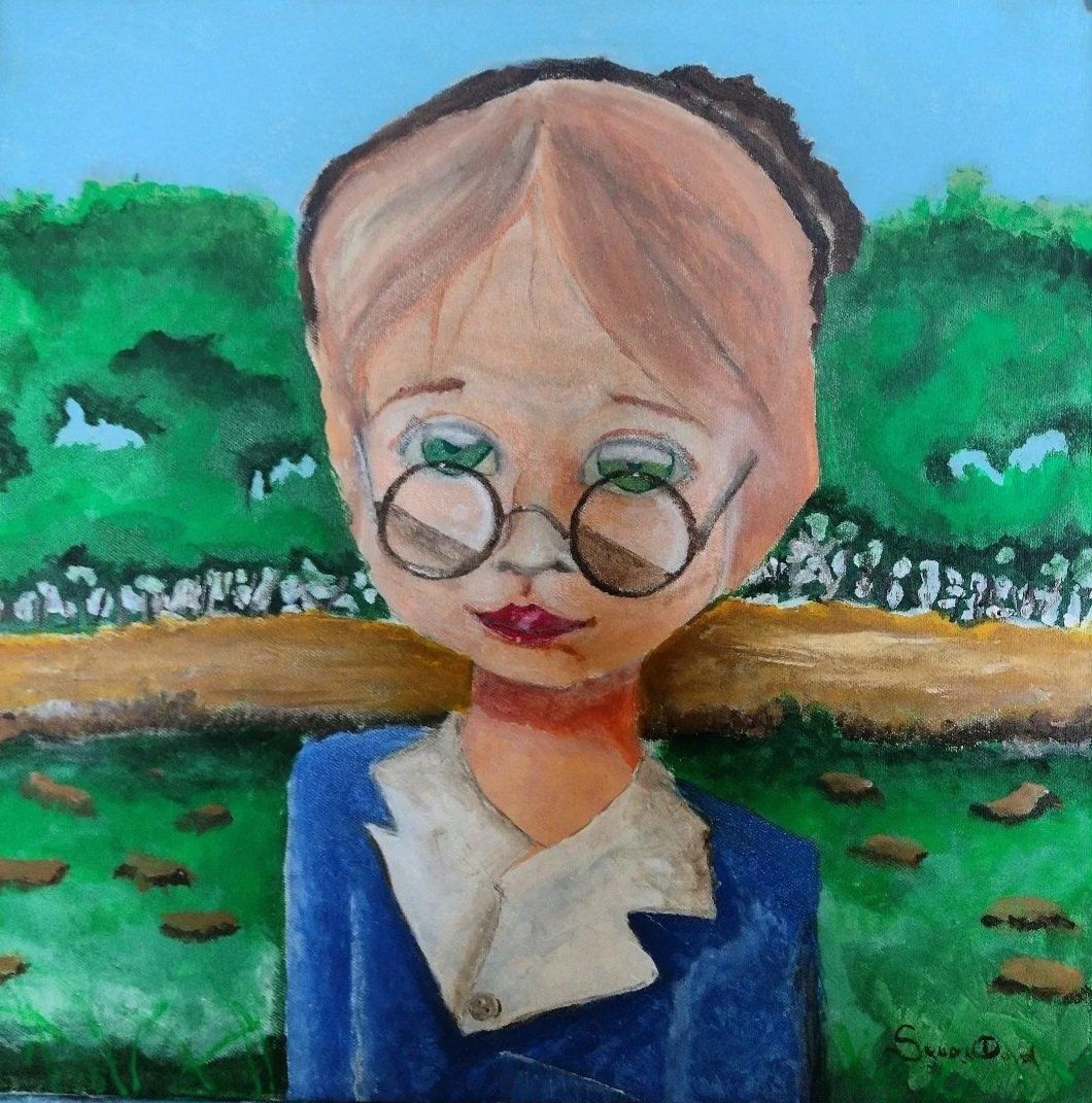 SECCHIONCELLA Acrilico su tela 50x50