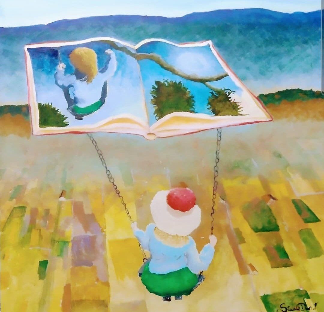 SCKECBOOK Acrilico su tela 80x80