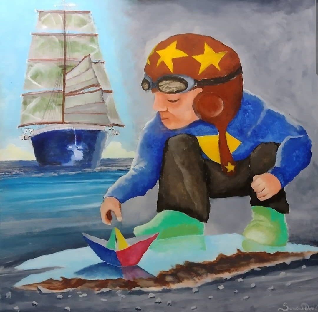 VASCELLO Acrilico su tela 80x80