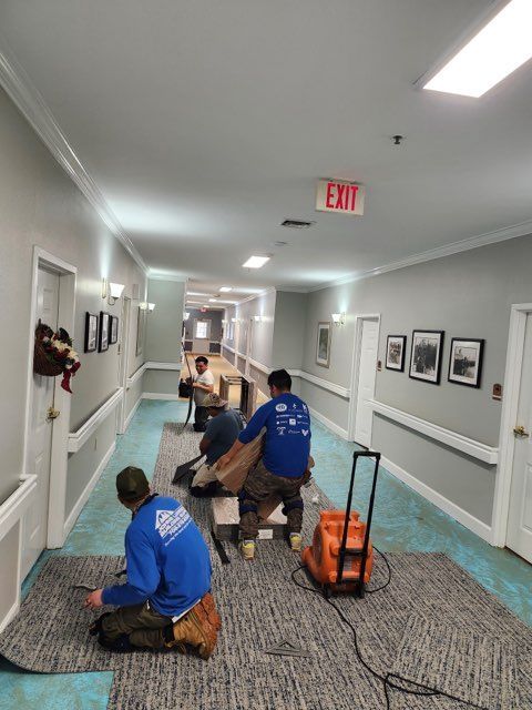Finished hallway after remodel