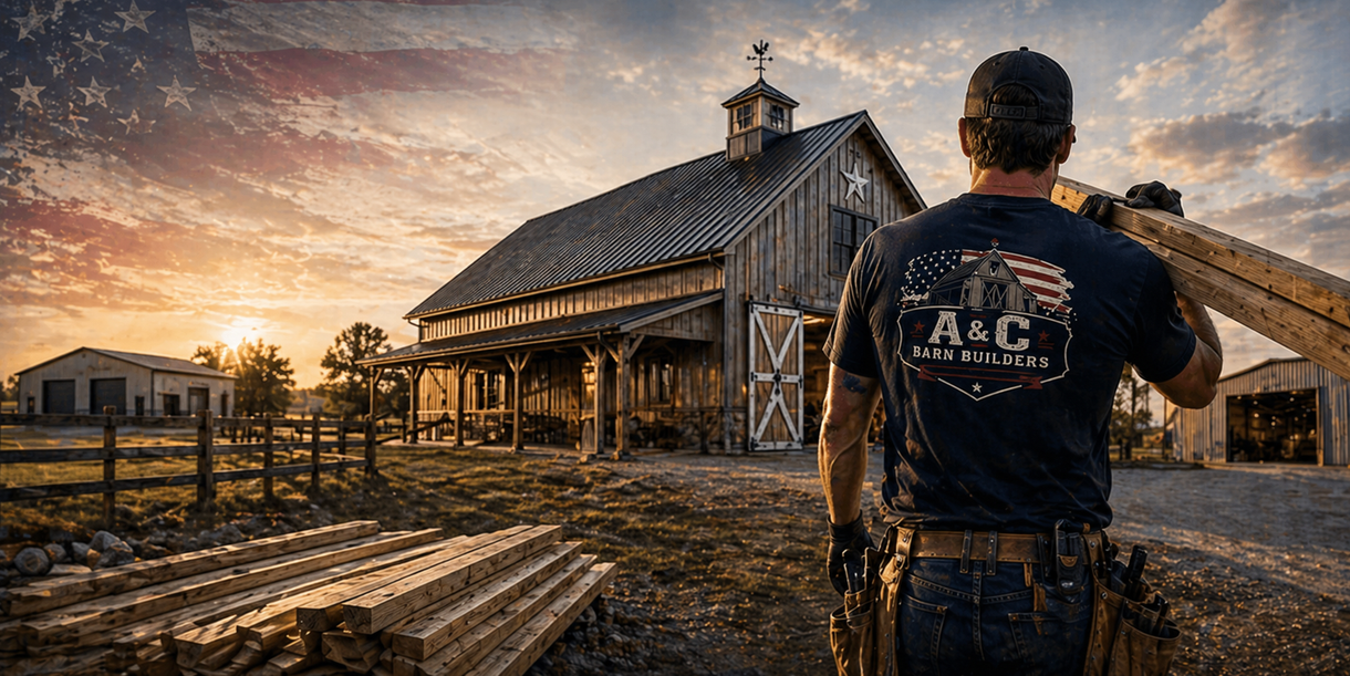 Barn construction gallery Tulsa, OK A&C Barn Builders, LLC