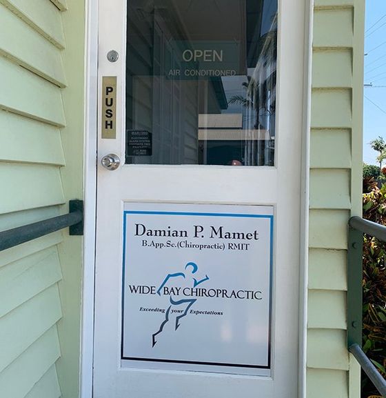 Front Door Of Chiropractic Office — Chiropractor in Gympie