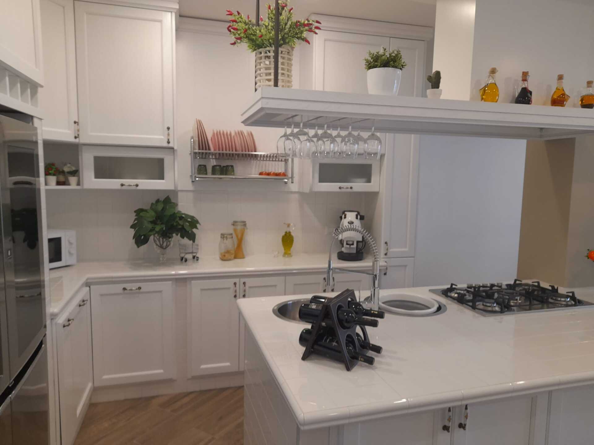 cucina su misura bianca