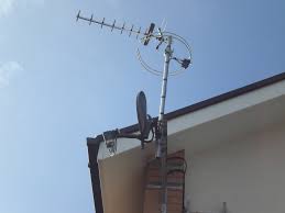 antenna being installed