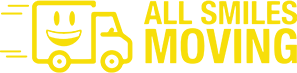 The yellow logo for All Smiles Moving in Orem, UT