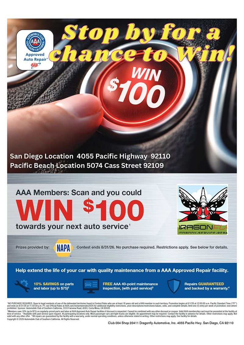 Special offer | Dragonfly Automotive