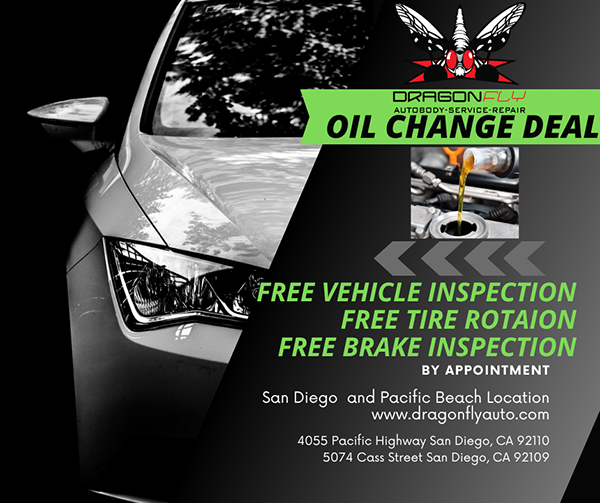Oil Change Deal Offer | Dragonfly Automotive